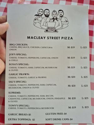 Menu photo 2 Macleay Street Pizza Potts Point, NSW Menu photo 2 Macleay Street Pizza Potts Point, NSW