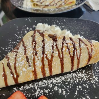 Ciao Cafe - Nutella crêpe with strawberries - Gelato Near Me - Delaware, Ohio