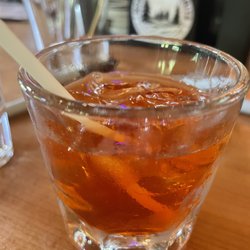 Mossy Ledge Spirits - Old fashion .. no cherries or orange, they use their cordials instead.  Interesting flavor .. not bad. Refreshing!