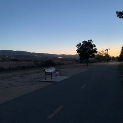 Taft Rails to Trails - 8:30pm Sunset on a warm summer night (85degF). Nice mountain view's. June 1, 2022
