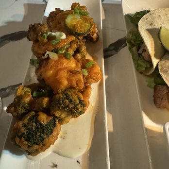 The Table - Veggie and Crispy Buffalo Shrim - Salad Near Me - Jersey City, New Jersey