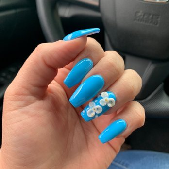 Jupiter Nails - Sixth set. Very nice color and design (look at my thumb) - Nail Salons Near Me - San Fernando Valley, California Jupiter Nails - Sixth set. Very nice color and design (look at my thumb) - Nail Salons Near Me - San Fernando Valley, California