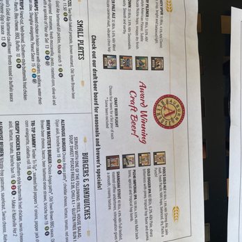 Auburn Alehouse - Beers list and (part) menu - American Near Me - Auburn, California Auburn Alehouse - Beers list and (part) menu - American Near Me - Auburn, California