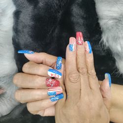 My nails designed by Central Nails South County Commons Wakefield R.I she does it beautifully love her