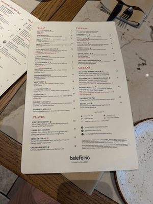 Menu photo 2 Teleferic Barcelona Long Beach, CA