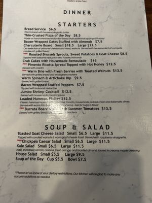 Menu photo 7 Cafe Lola Johnson City, TN