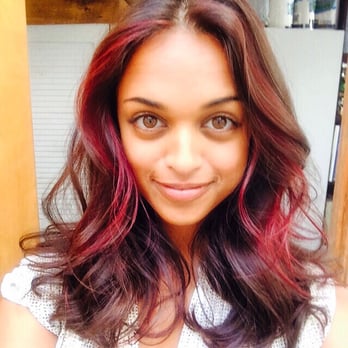 Primp - Pretty red color blocking from David at Primp! - Hair Salons Near Me - San Francisco, California Primp - Pretty red color blocking from David at Primp! - Hair Salons Near Me - San Francisco, California