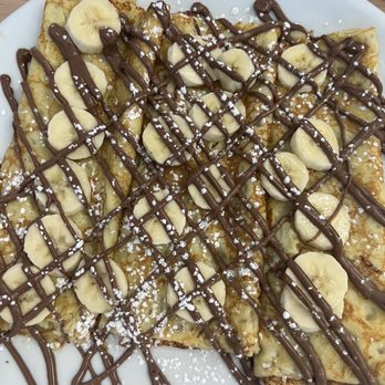 Eggsquisite Cafe - Midlothian - Banana Nutella crepes - Breakfast & Brunch Near Me - Midlothian, Texas