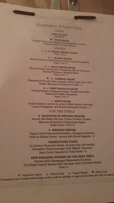 Menu photo 5 The Restaurant at Burdick's Walpole, NH