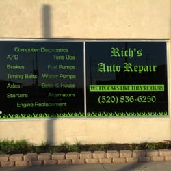 Rich's Auto - Just a small sample of repairs we do.