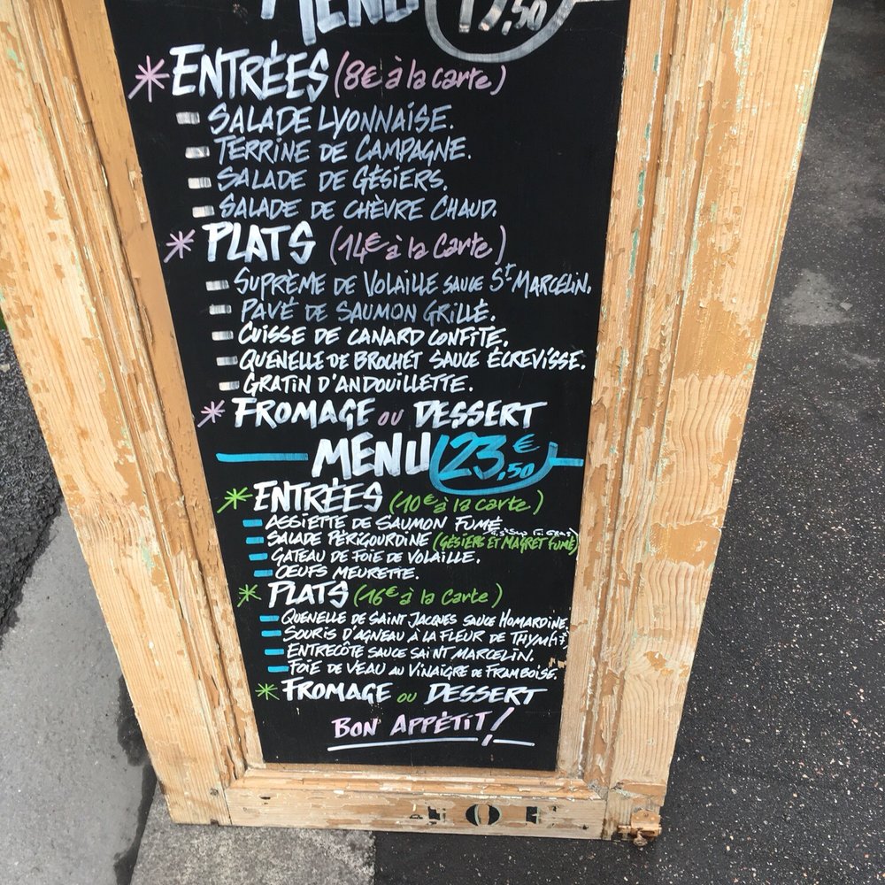 Le Bouche à Oreille - Menu - French Near Me - Lyon, 69