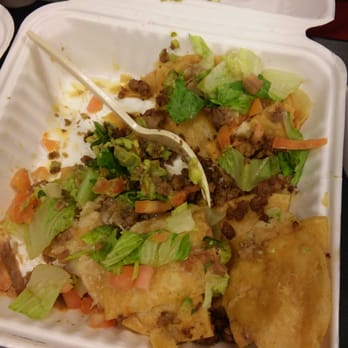 Flaco's Tacos - This is the nachos dish you can get.. half eaten lol. - Mexican Near Me - Chicago, Illinois