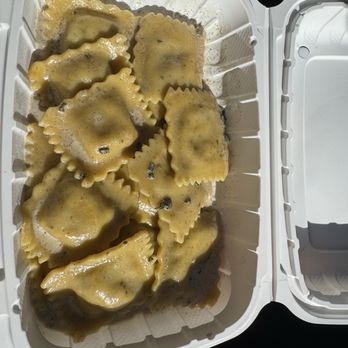 Distasio's On The Bay - Butternut Squash Ravioli. Savory buttery sauce with tender slightly sweet squash inside. - Italian Near Me - Morro Bay, California Distasio's On The Bay - Butternut Squash Ravioli. Savory buttery sauce with tender slightly sweet squash inside. - Italian Near Me - Morro Bay, California
