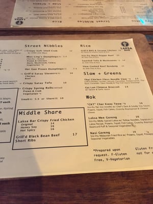 Menu photo 4 Laksa Bar Prahran, VIC