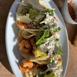 Tacos de camarón