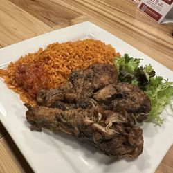 Jollof Afro caribbean lounge - C. Jerk Chicken & Jollof