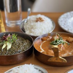 Harbor Tandoor - LAMB SAAG, CHICKEN TIKKA MASALA