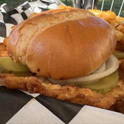 Dexfield Diner & Pub - Tenderloin and fries.