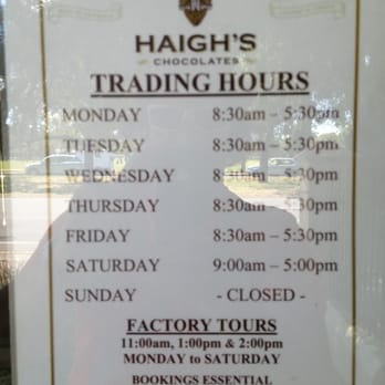 Haigh's Chocolates - Chocolatiers & Shops Near Me - Parkside, SA