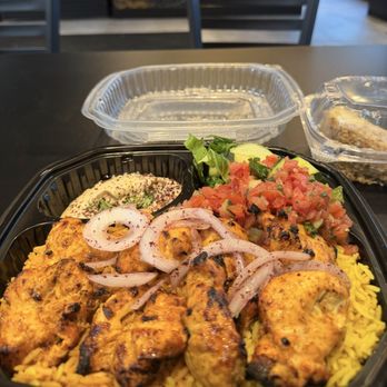 Fill A Pita - Chicken Kabob Plate - Mediterranean Near Me - Homewood, Illinois Fill A Pita - Chicken Kabob Plate - Mediterranean Near Me - Homewood, Illinois