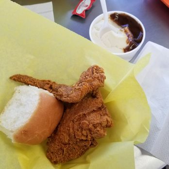 Louisiana Fried Chicken - 2pc fried chicken, roll, and mashed potatoes and gravy - Chicken Wings Near Me - Carson, California Louisiana Fried Chicken - 2pc fried chicken, roll, and mashed potatoes and gravy - Chicken Wings Near Me - Carson, California