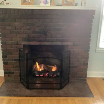 Cr Gas Logs & Fireplaces - Gas fireplace after system was repaired. - Fireplace Services Near Me - Voorheesville, New York Cr Gas Logs & Fireplaces - Gas fireplace after system was repaired. - Fireplace Services Near Me - Voorheesville, New York