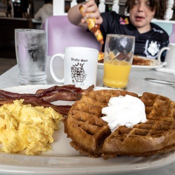 Kings Inn San Diego - Churro waffle at the Waffle Spot! - San Diego, CA