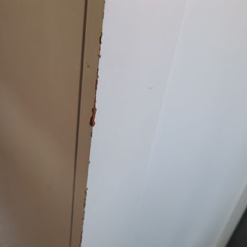 Reliable Painting - All my cabinets look like this and Chin trys to blame if on traffic. I can all chip away paint in sections with my fingernail. - Painters Near Me - Oceanside, California