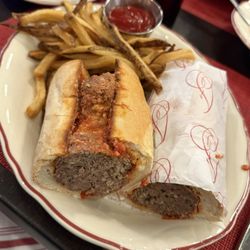 Meatball Sandwich with Fresh-Cut Fries