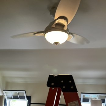 L Bell Electric - Helping cool things down with recently installed ceiling fan and electrical box/ circuit - Electricians Near Me - Trumansburg, New York L Bell Electric - Helping cool things down with recently installed ceiling fan and electrical box/ circuit - Electricians Near Me - Trumansburg, New York