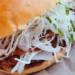 Chef Katsu Brooklyn - Pork Katsu Burger with Miso Sauce