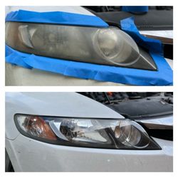 Martin Detailing - Headlight correction services offered.