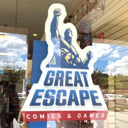 Great Escape Comics & Games - In the window