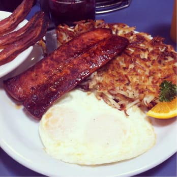 Beach Break Cafe - Portuguese sausage. Wish it was served with rice, then it would be like we were in Hawaii! - Breakfast & Brunch Near Me - Oceanside, California