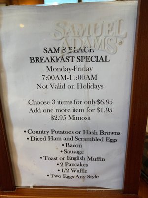 Menu photo 3 Sam's Place Novato, CA Menu photo 3 Sam's Place Novato, CA
