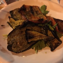 Camping Colleverde - Roasted eggplant, peppers. Perfect.