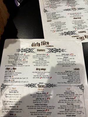 Menu photo 7 Dirty Taco and Tequila - Patchogue Patchogue, NY