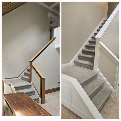 Full interior repaint - Had water damage and had to rapaint the whole house! Full interior repaint - Had water damage and had to rapaint the whole house!