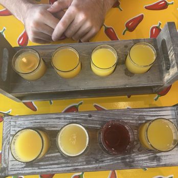 The Flying Biscuit Cafe - mimosa flight - Breakfast & Brunch Near Me - Houston, Texas