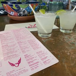 Drinks at the bar!