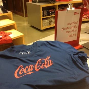 Coca-Cola-Store - That's just awesome that the shirt is made from  bottles! - Hobby Shops Near Me - Las Vegas, Nevada