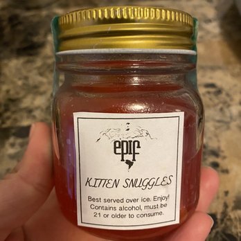 Epif - Kitten Snuggles Cocktail - Vegan Near Me - Portland, Oregon Epif - Kitten Snuggles Cocktail - Vegan Near Me - Portland, Oregon