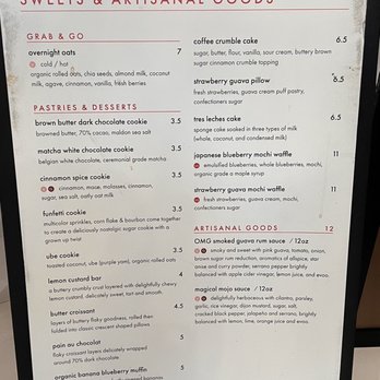 SPRO - Menu - Coffee & Tea Near Me - San Francisco, California