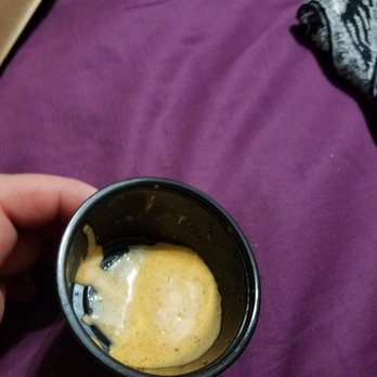 Taco Bell - Live Más Café - When you ask for the sauce on the side and they give you a practically empty cup... like, thanks for the almost nothing I guess. - Fast Food Near Me - El Cajon, California