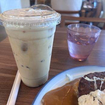 Scramblers Cafe - Iced Latte or iced coffee beverage - Breakfast & Brunch Near Me - Ontario, California Scramblers Cafe - Iced Latte or iced coffee beverage - Breakfast & Brunch Near Me - Ontario, California