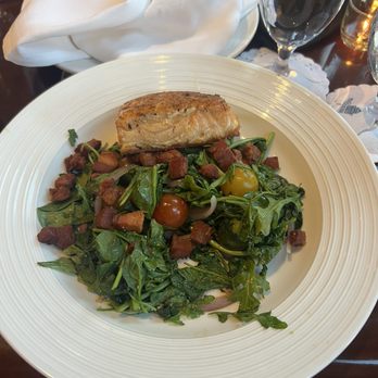 The House Restaurant - Salmon salad - Southern Near Me - Montgomery, Alabama