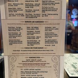 Forester Inn - Menu (back)