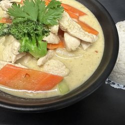 Ori Hibachi Express - Thai Green curry with chicken outstanding