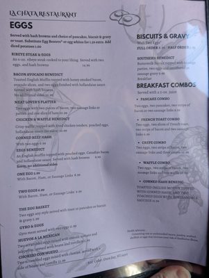 Menu photo 7 La Chata Restaurant Green Bay, WI Menu photo 7 La Chata Restaurant Green Bay, WI