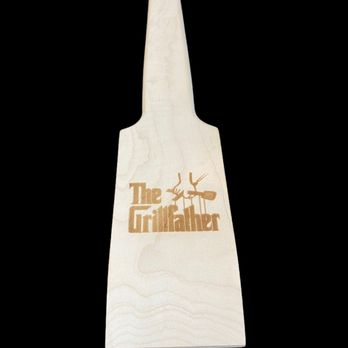 HBA Engraving & More - Maple BBQ Scraper, engraved with your personalized quote. - Engraving Near Me - Edmonton, Alberta